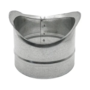 Врезка для круглых воздуховодов Ore D400x315 мм оцинкованный металл