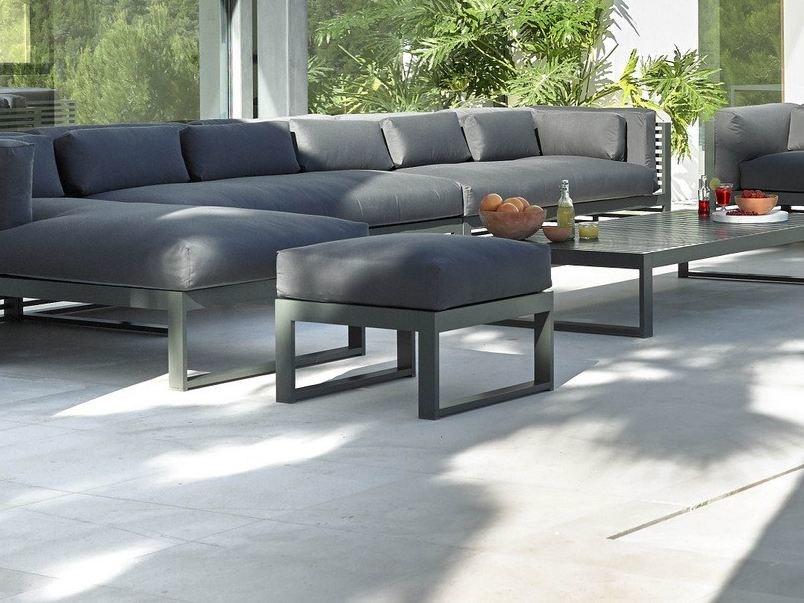 GANDIABLASCO Прямоугольный садовый пуф из ткани Dna sun-id-1437025 - Вид №2