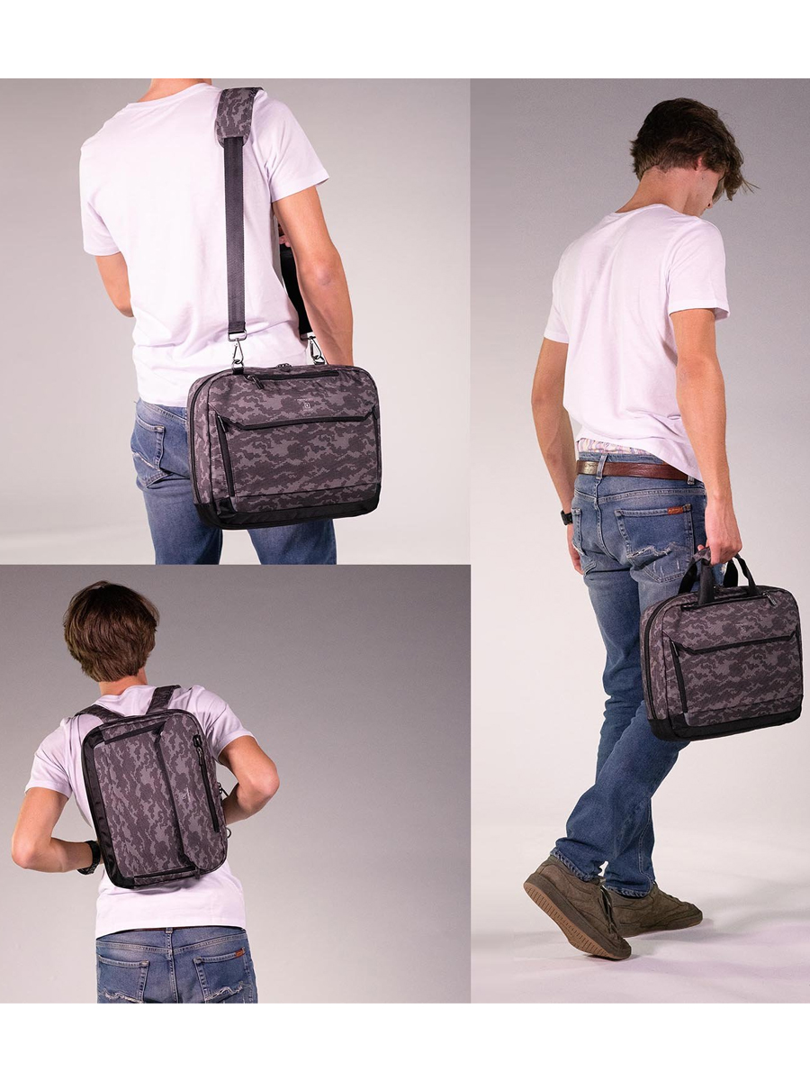 HLNK06/138 Сумка-рюкзак HLNK06 3-Way Briefcase 15 Hitch Hedgren Link - Вид №5