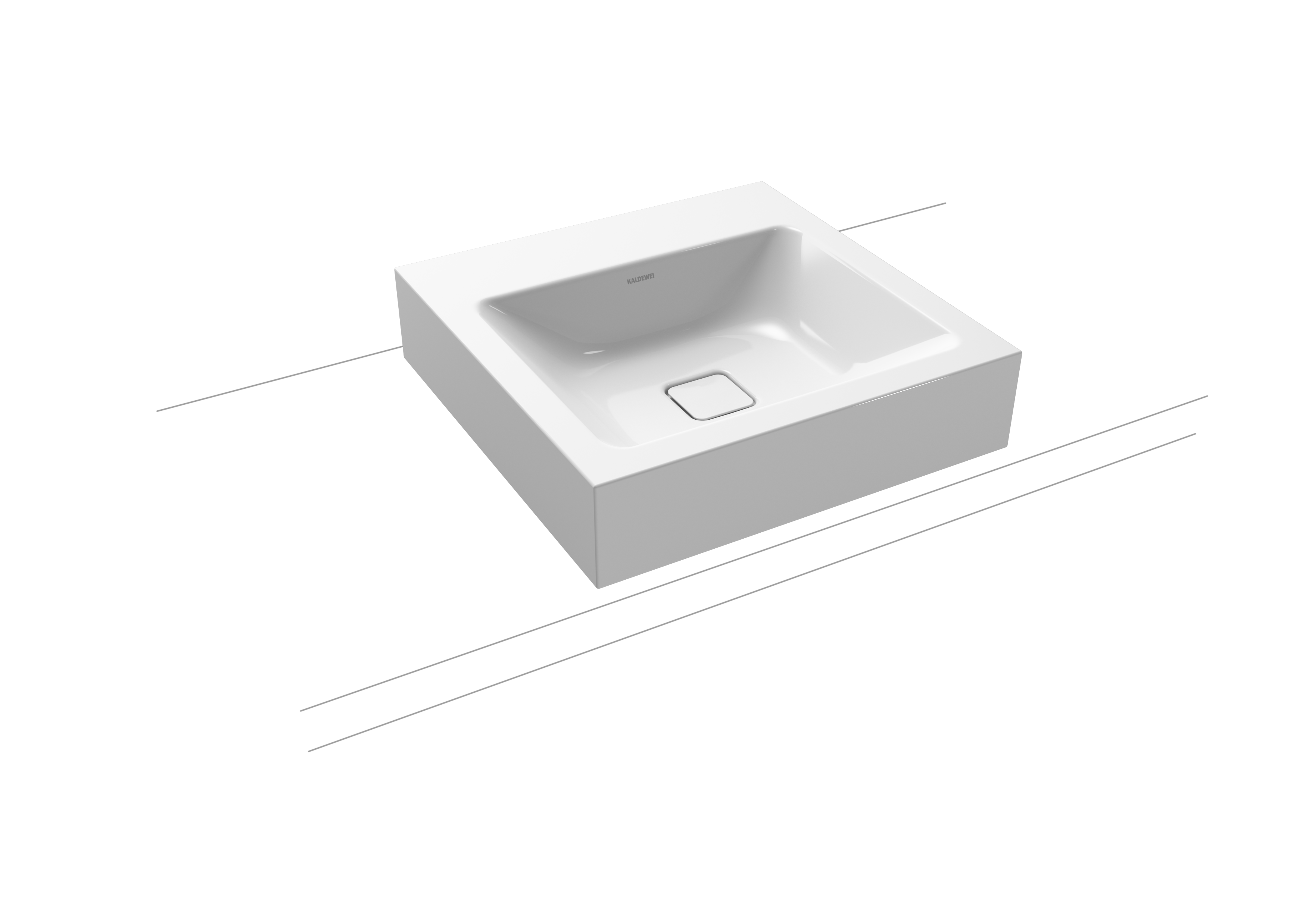 Умывальник KALDEWEI Сталь эмалированная 3086 453 холодный серый 30 30863319453 - Вид №1