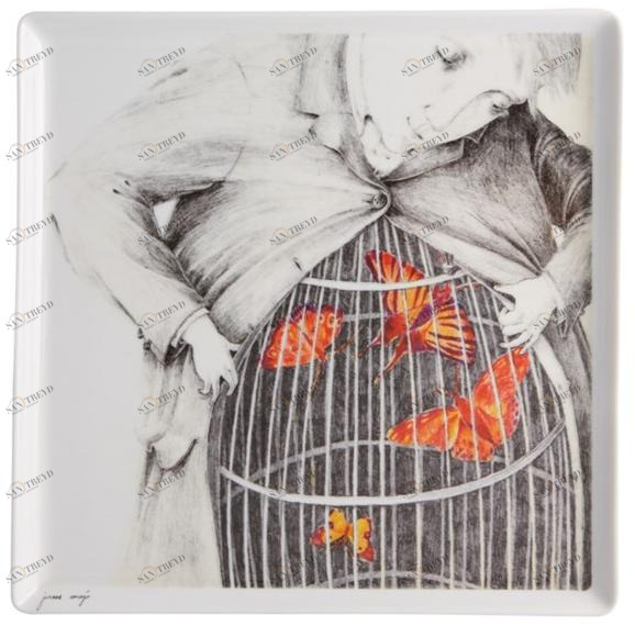 Vista Alegre Квадратная фарфоровая тарелка 2i 21123835 