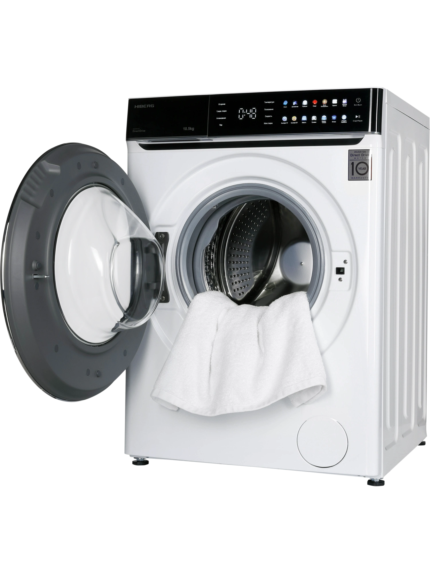 9238392 Стиральная машина HIBERG i-DDQ11 - 1014 W белый STDN-0103001 - Вид №6