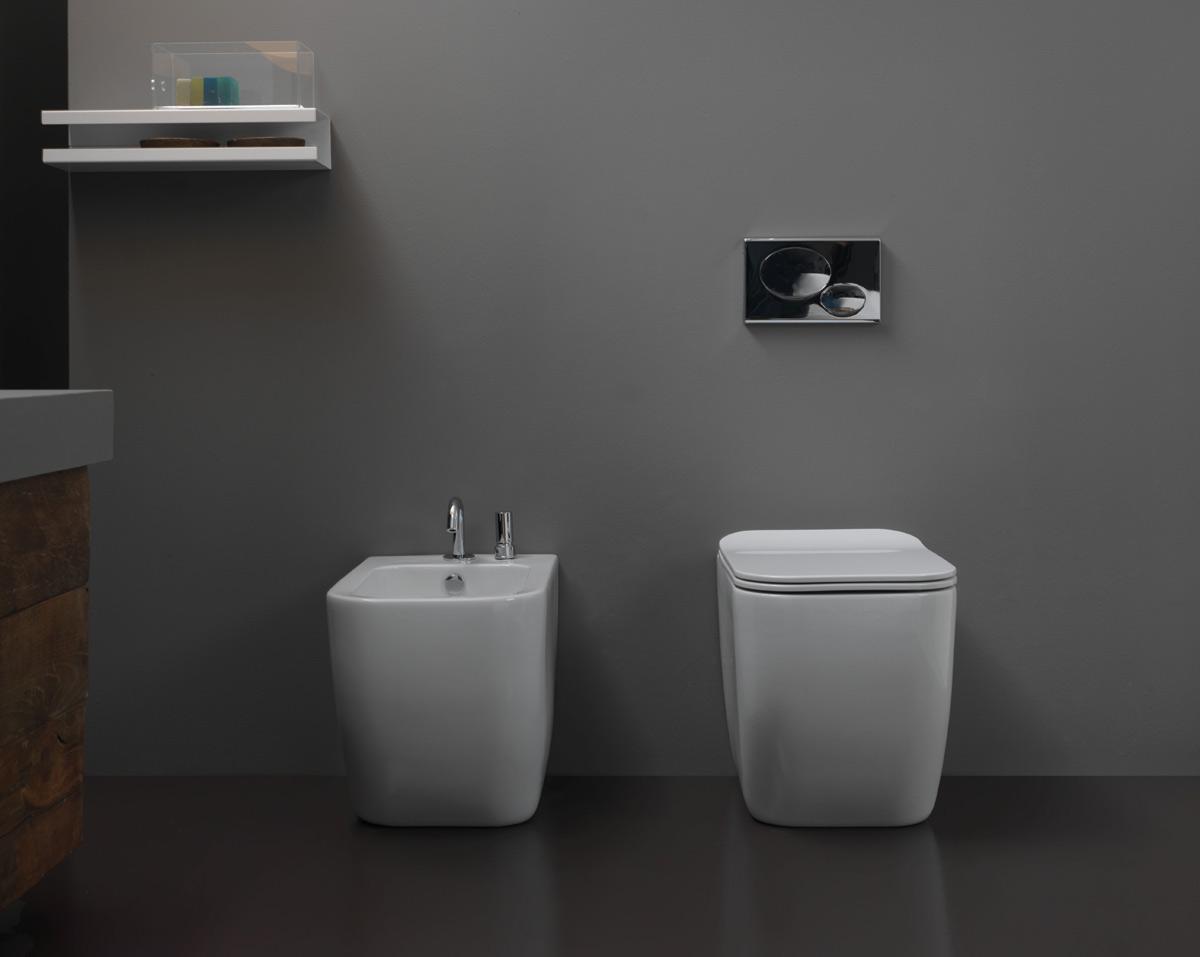 BRBI0115 Напольное биде приставное GSG CERAMIC BRIO - Вид №3