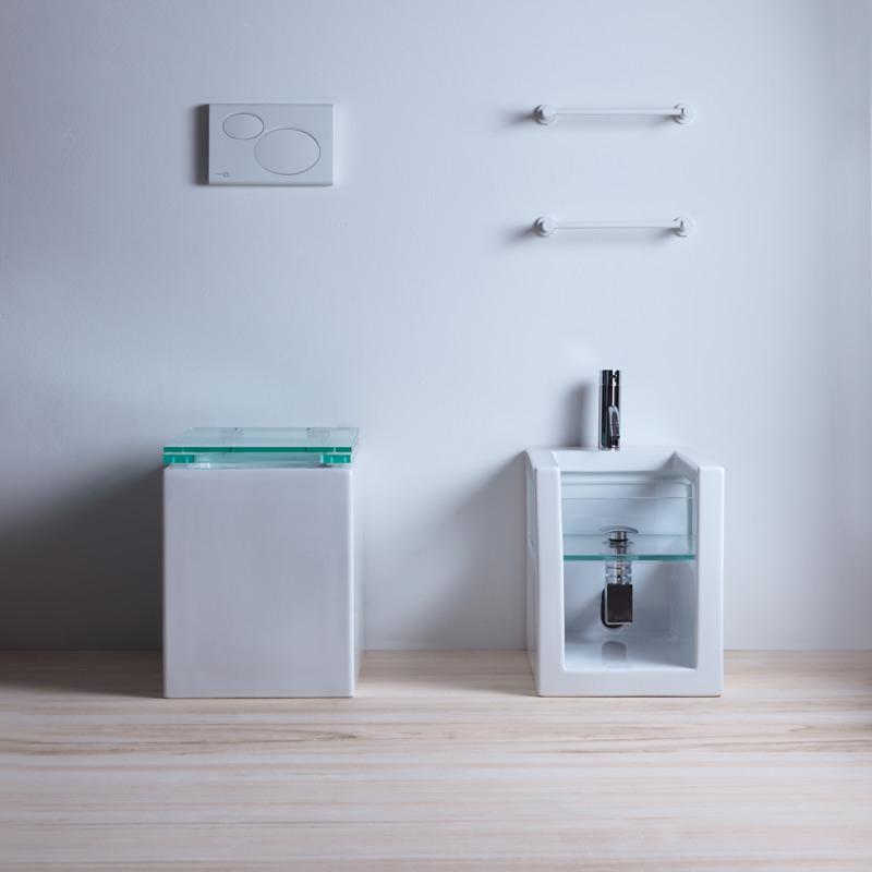 GLCOPR Крышка сиденья быстросъемное soft close GSG CERAMIC GLASS - Вид №5