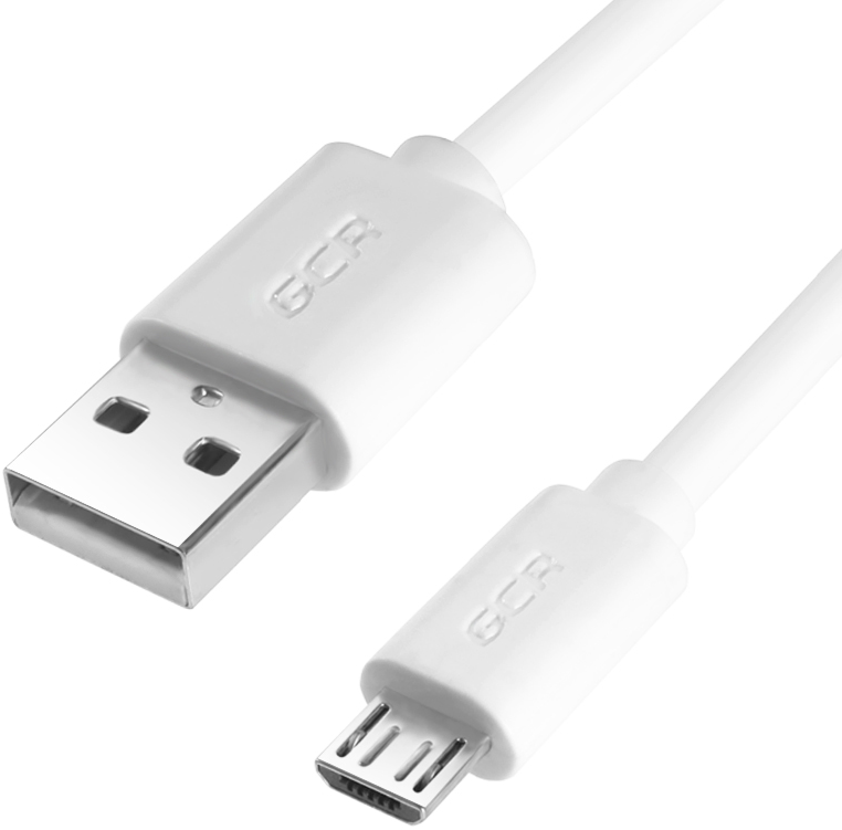 GCR-UA9MCB3-BC2S-1.5m кабель 2a 1.5m usb 2.0, am/microb 5pin, белый, 28/26 awg, поддержка функции быстрой зарядки, экран, армированный, морозостойкий Greenconnect Santreyd 