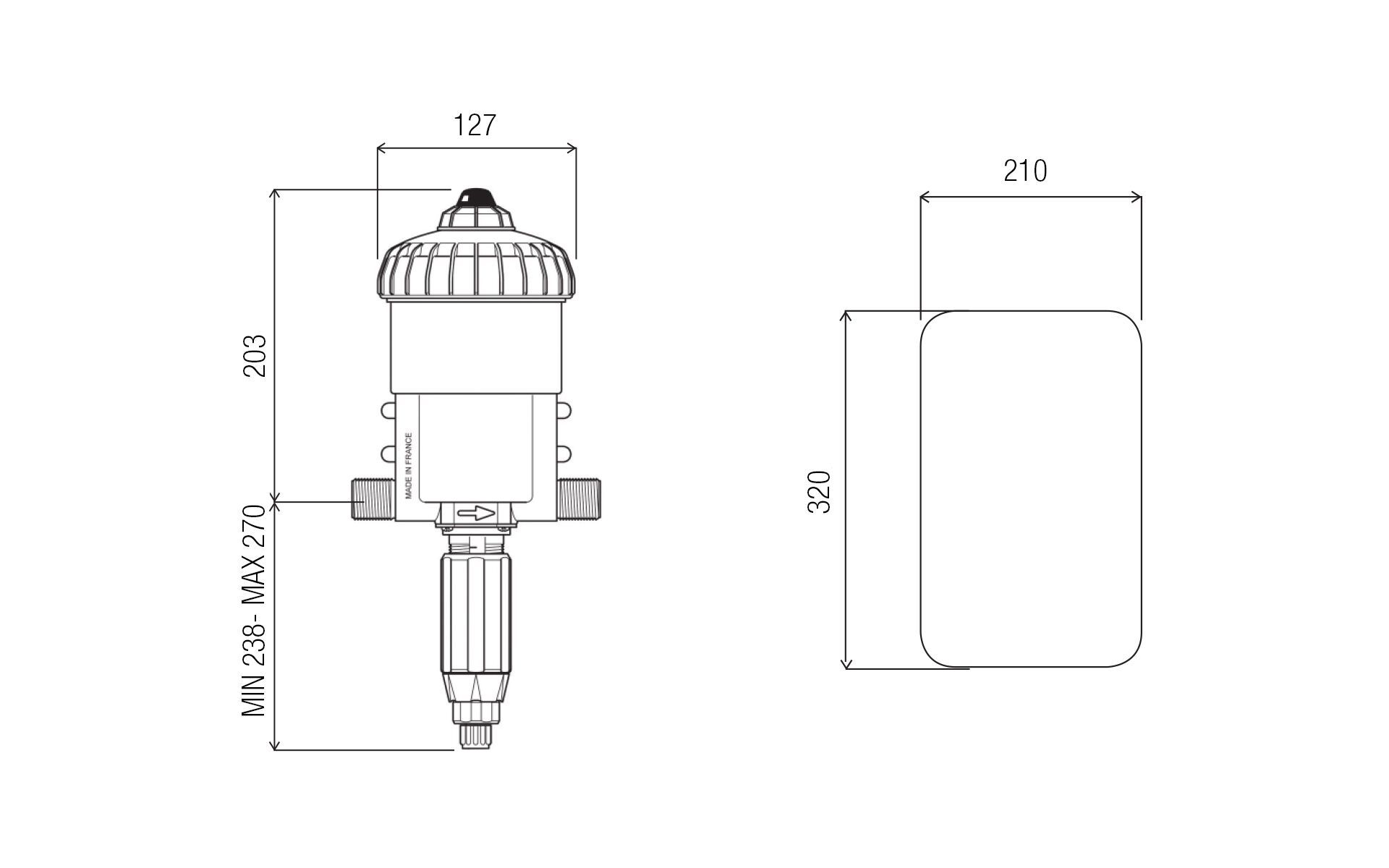 Дозатор противогрибкового дезинфицирующего средства для спа Aquademy ANTIMYCOTIC KIT ARCH-00088889 - Вид №1