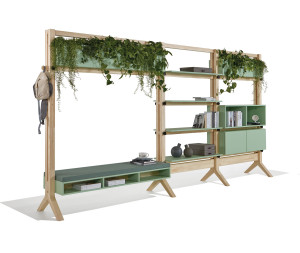 Отдельно стоящий книжный шкаф