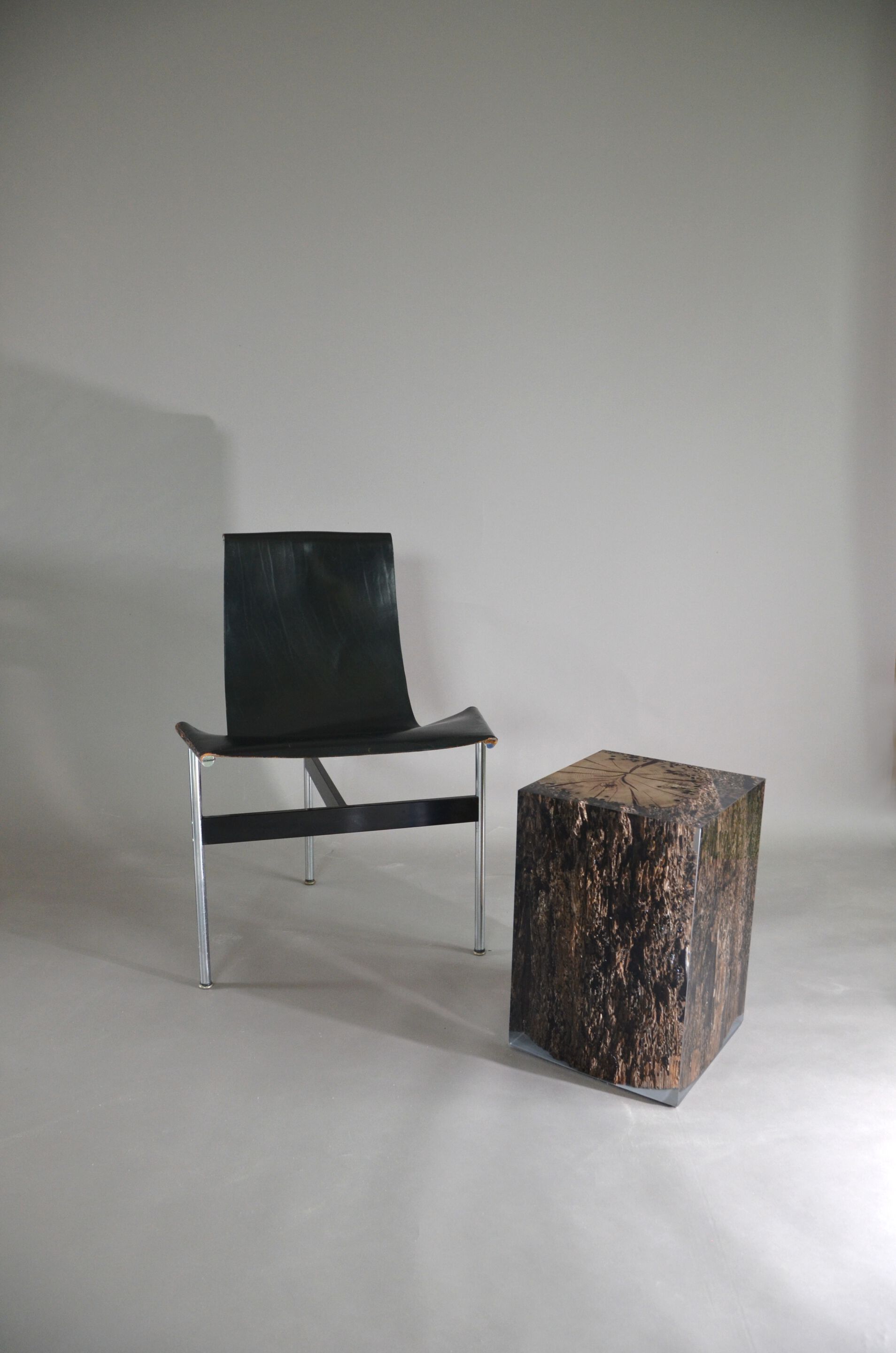 Табурет / журнальный столик из дуба и смолы alcarol Bricola ARCH-00047970 - Вид №23