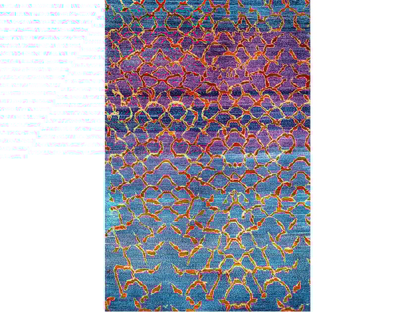 Прямоугольный шерстяной ковер Zollanvari Gabbehs Флора и фауна ARCH-00142577