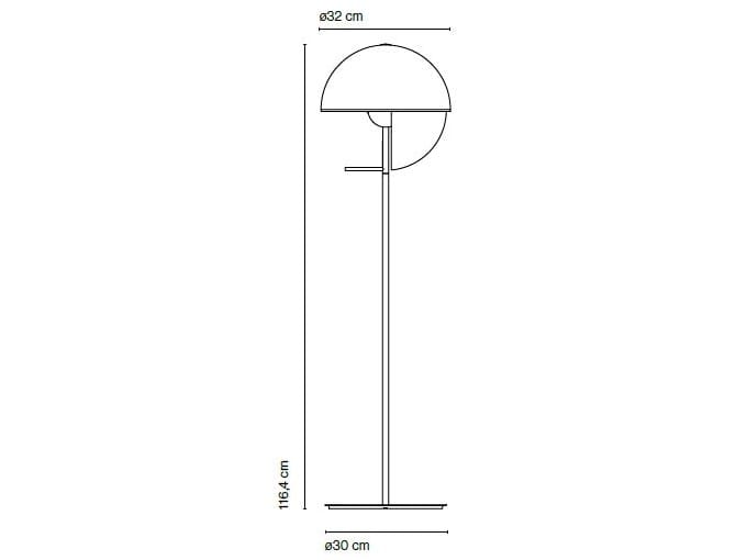 Железный светодиодный торшер Marset Thea ARCH-00041475 - Вид №4