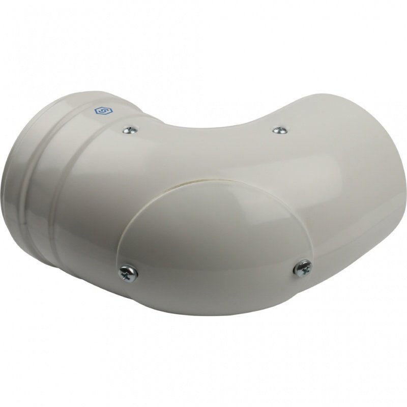 Угол дымохода STOUT D60/100  87 градусов с ревизией для конденсационных котлов SCA8610010090 - Вид №2