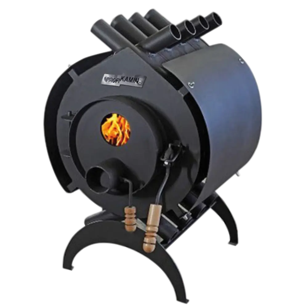 Печь отопительная дровяная ПрофиКамин Углич 40 цвет черный PROFIKAMIN STLM-2029155