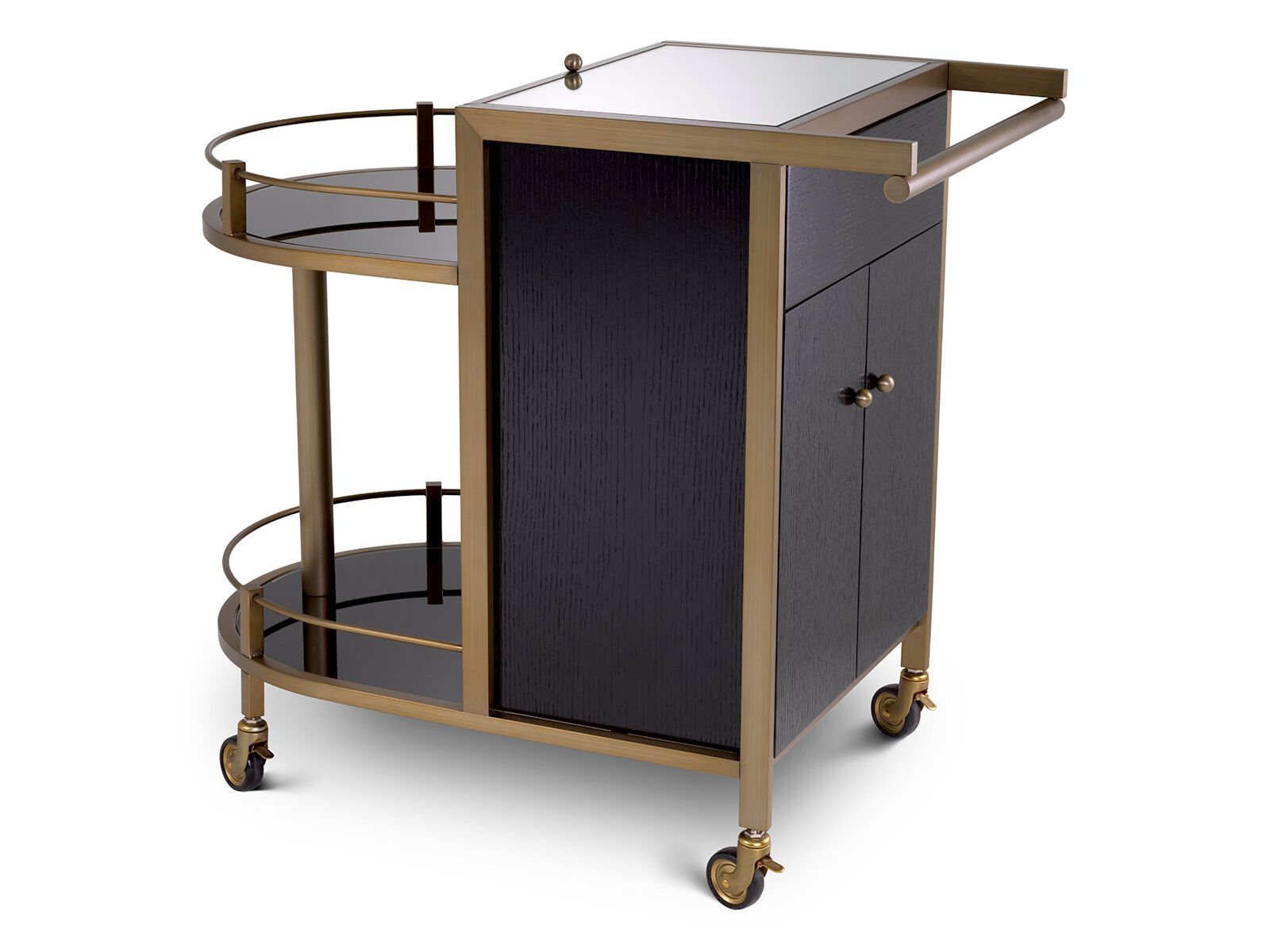 Деревянная тележка для еды Eichholtz BELLINI ARCH-00093299