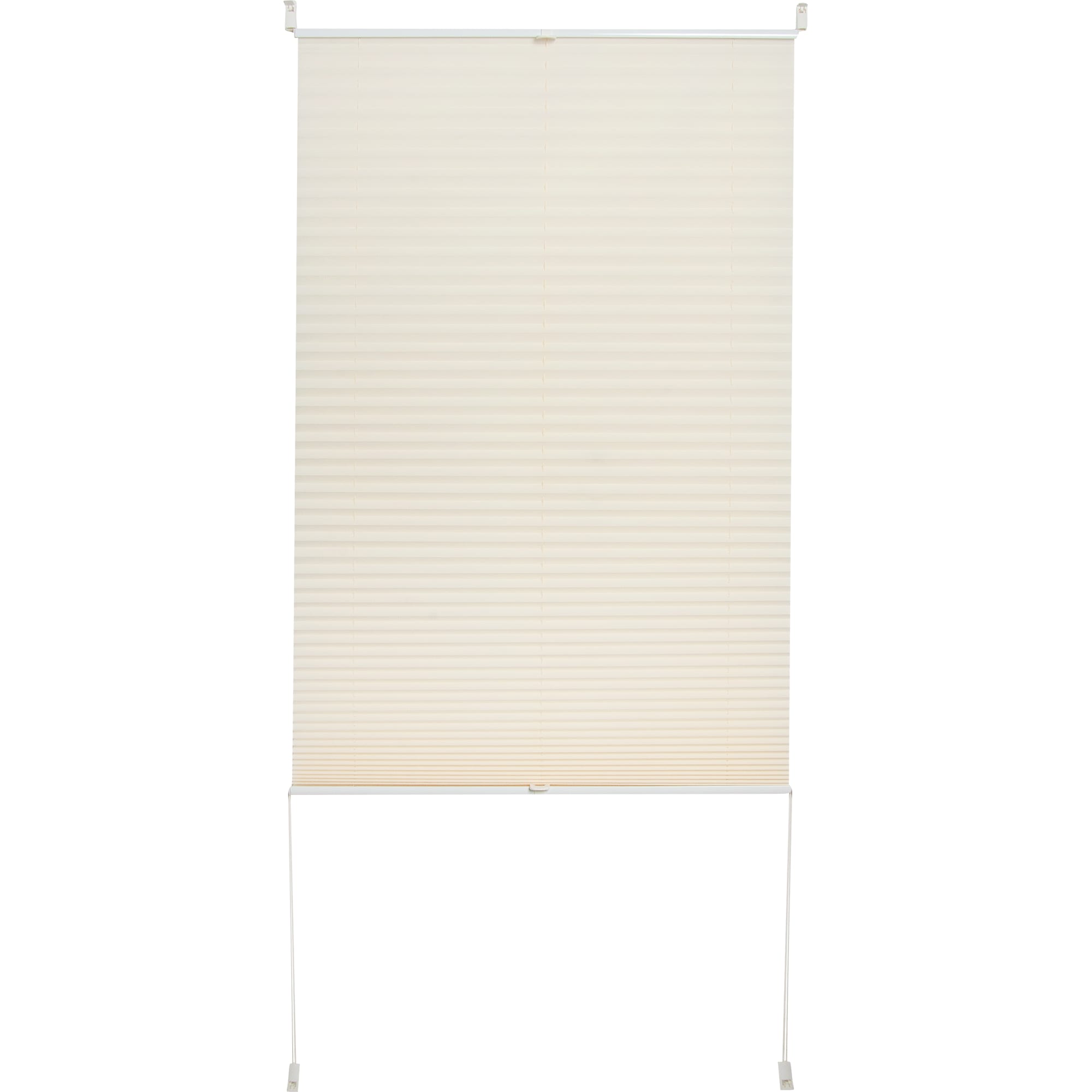 82057281 Штора плиссе «Плайн», 70х160 см, текстиль, цвет экрю Santreyd  - Вид №1