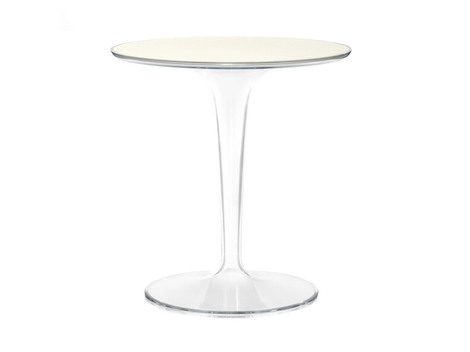 Круглый стол из ПММА и стеклянная столешница Kartell TIP TOP ARCH-00128635