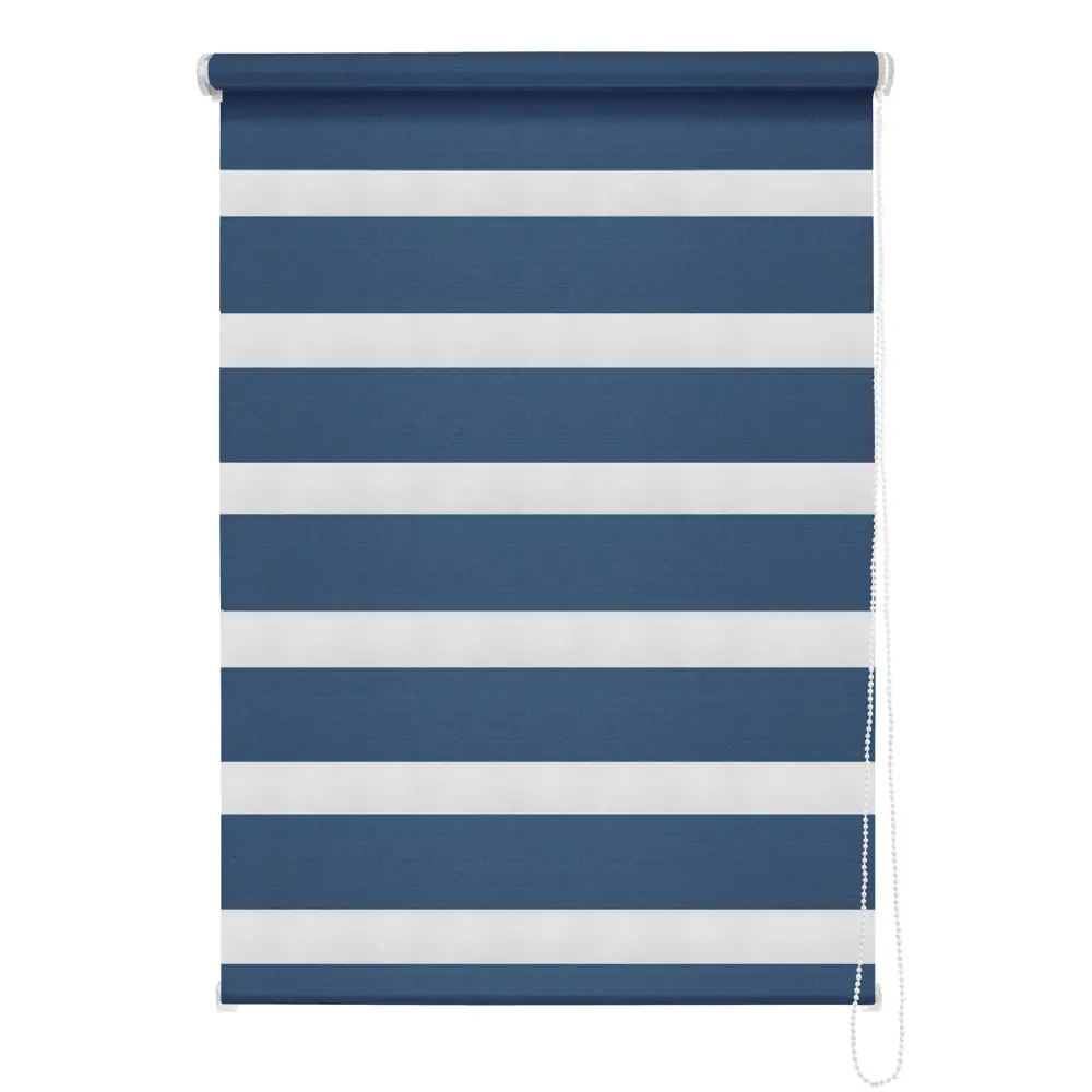 Штора рулонная день-ночь Madrid 60x160 см синяя MIAMOZA Коллекция 2024г STLM-2037569