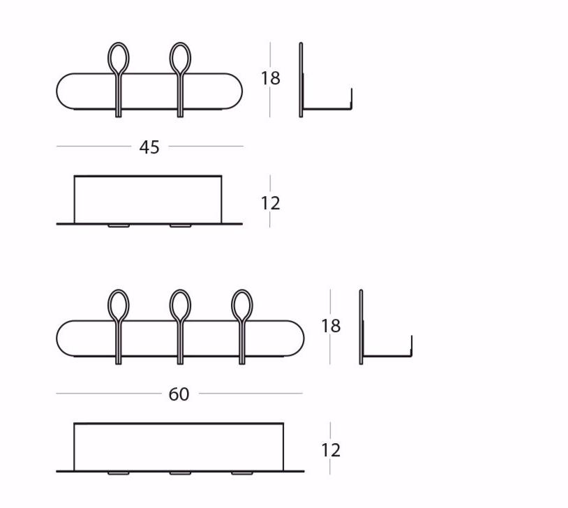 MEMEDESIGN Металлическая вешалка / полка sun-id-1479748 - Вид №4