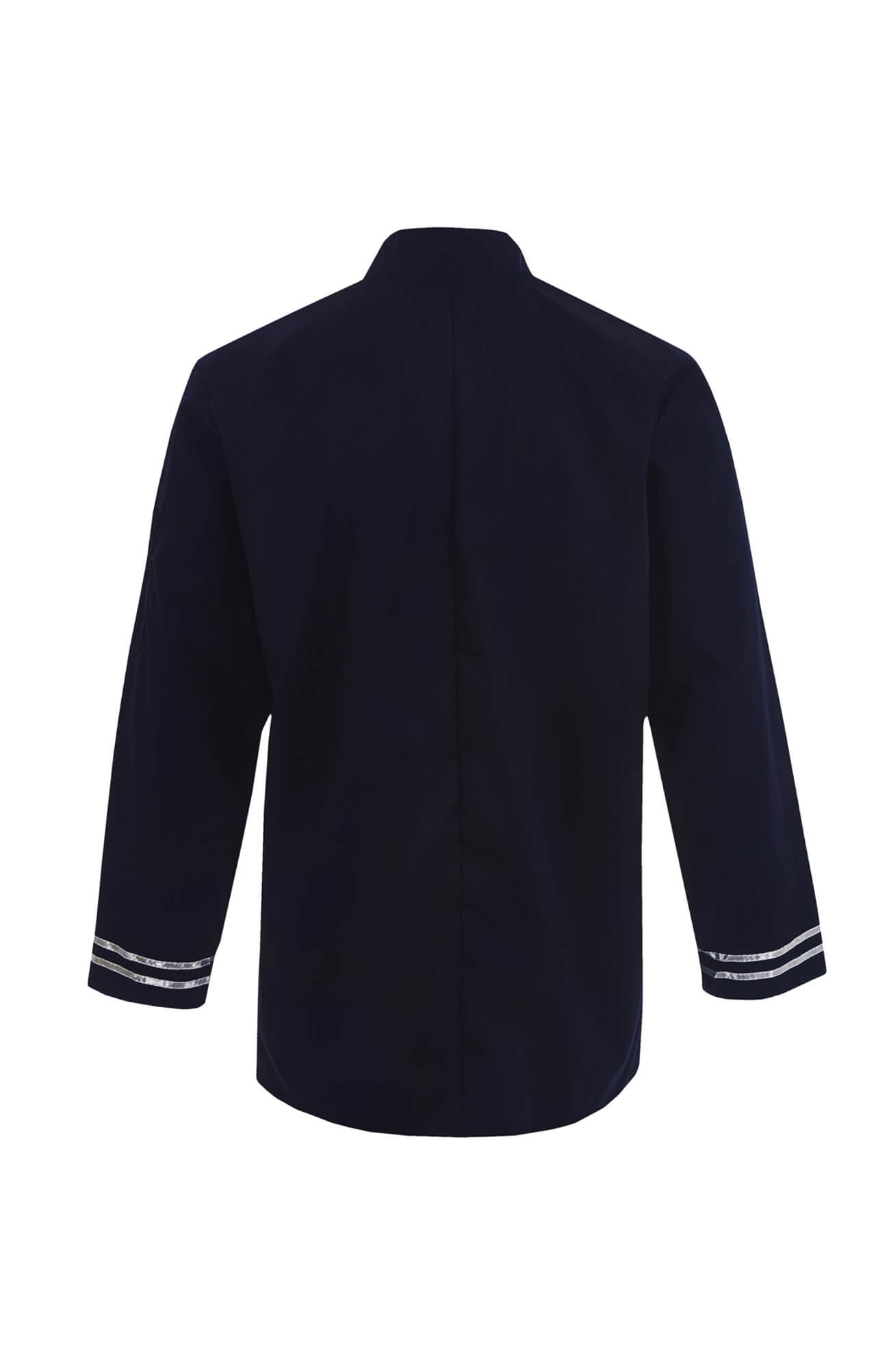 64695 Куртка поварская "Люкс-Лайт" темно-синяя  Повар  размер 40-42/158-164 Спецодежда  - Вид №3