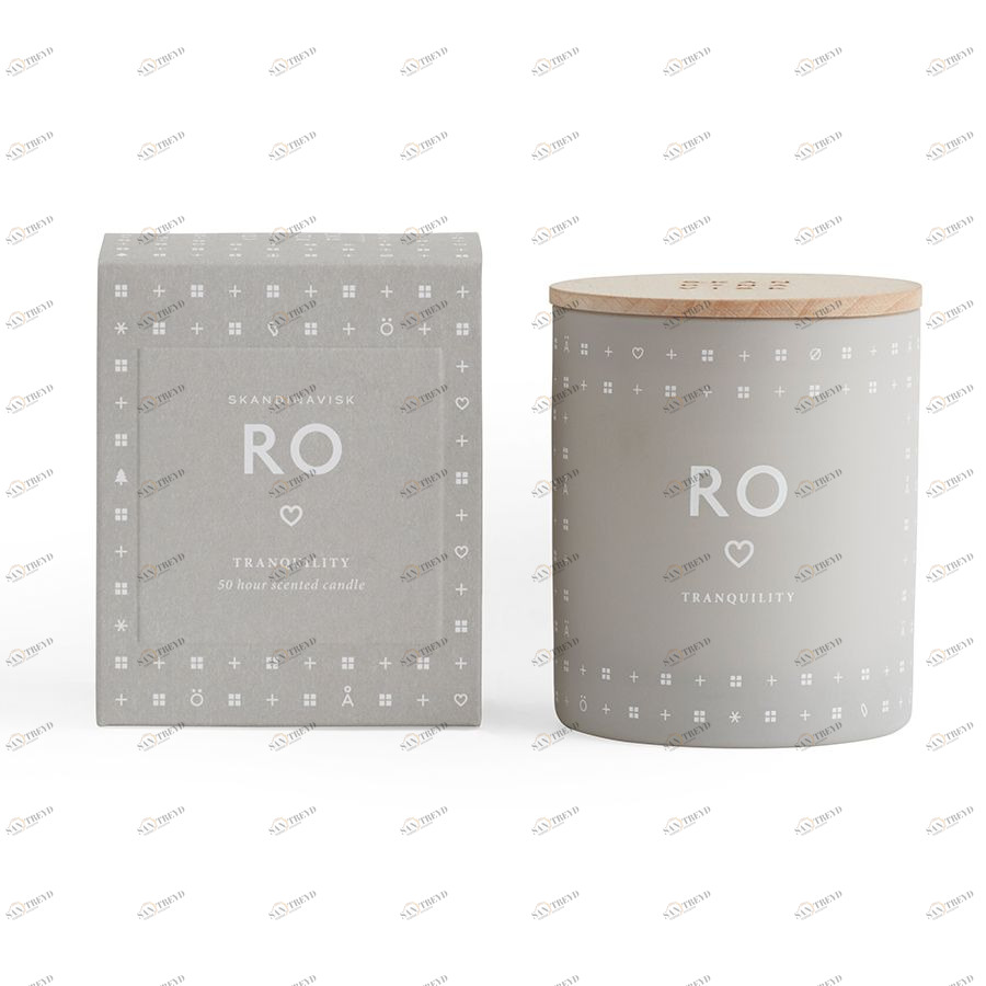 Свеча ароматическая RO с крышкой, 190 г S K A N D I N A V I S K SK1104