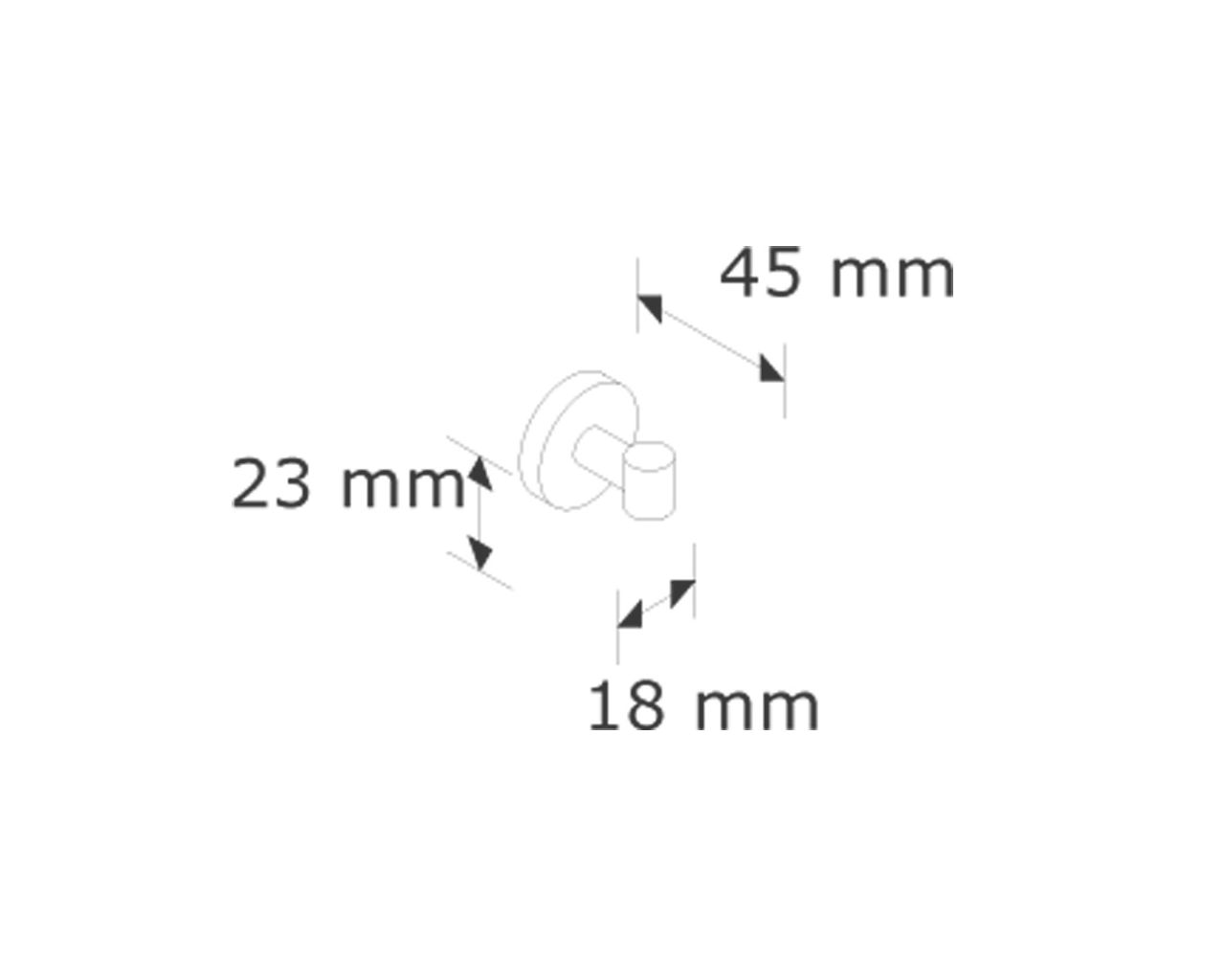 MHW23 Вешалка на один стержень Merida  - Вид №1