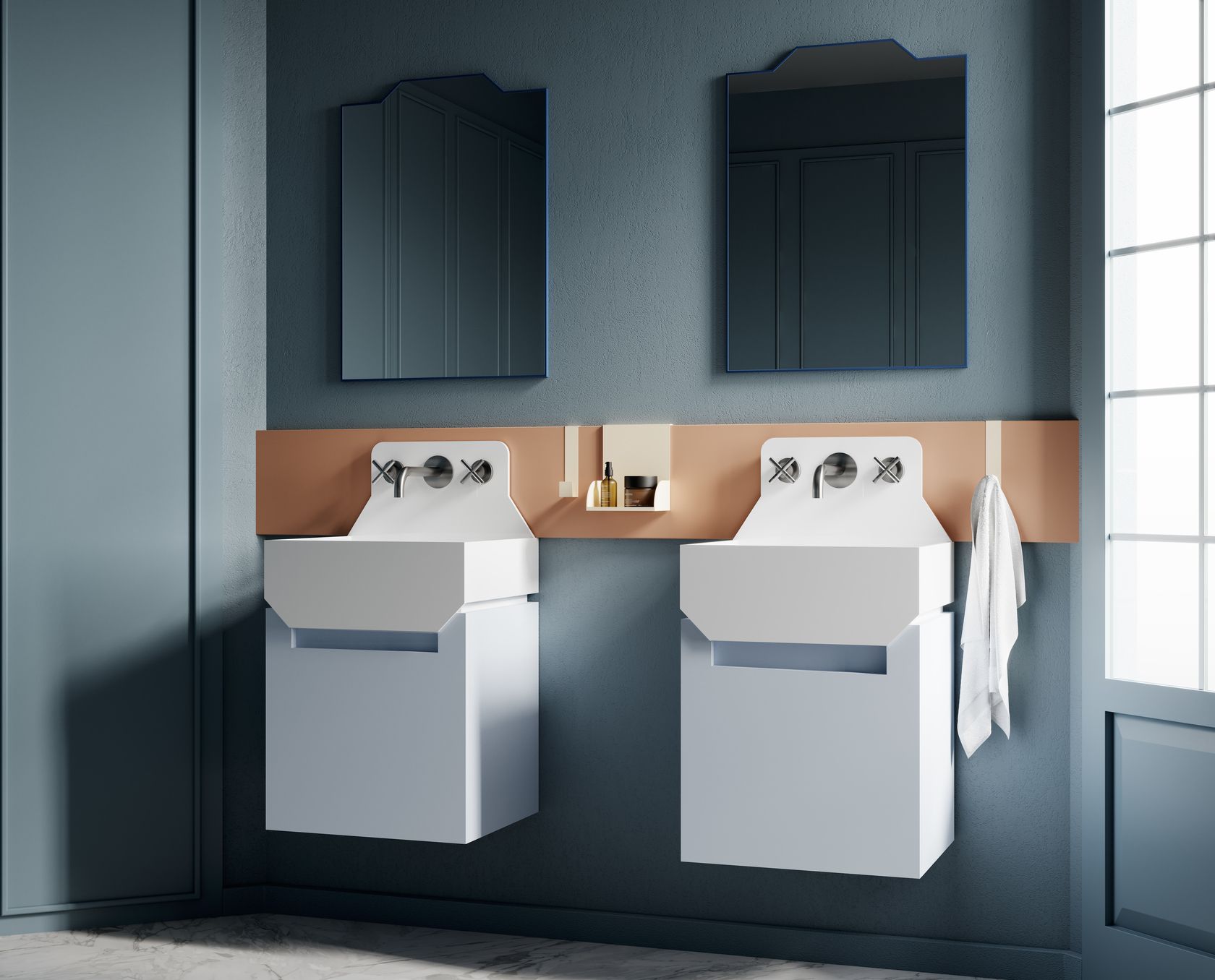 Настенное зеркало для ванной комнаты Ex.T Frieze ARCH-00094074 - Вид №2