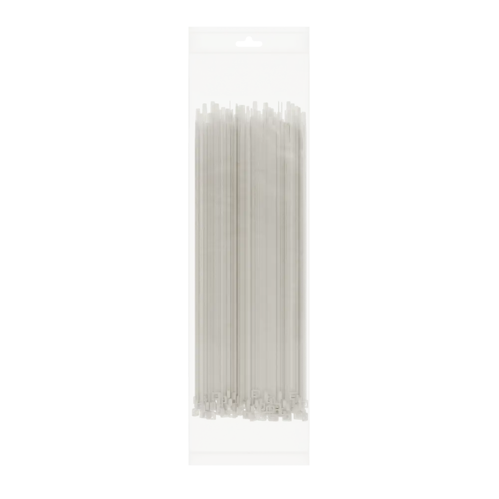 Крепежный хомут 4.8X200 мм нейлон цвет белый 50 шт Santreyd STLM-2157495