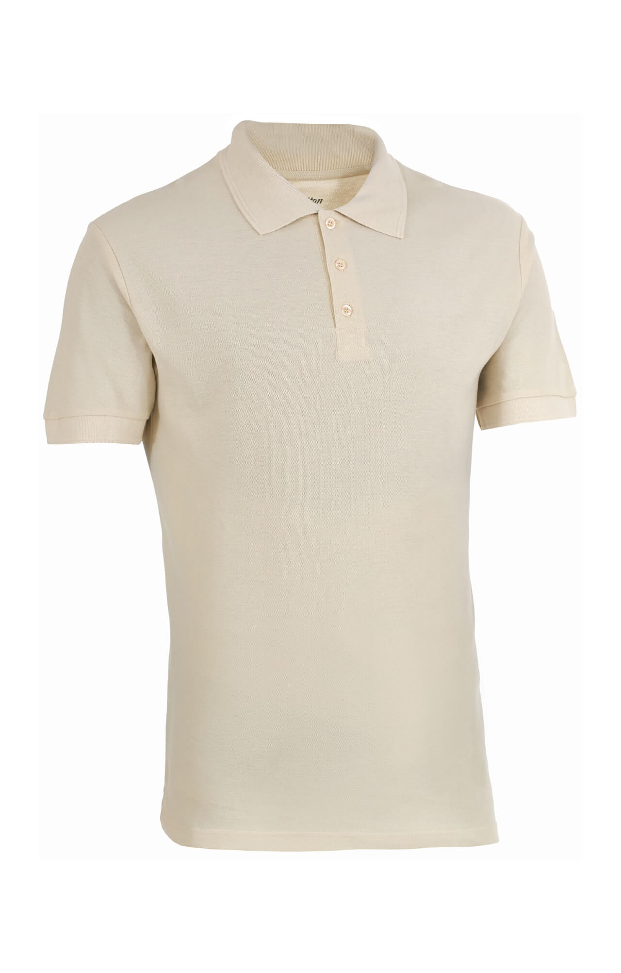 62206 Тенниска-поло мужская бежевая LUXE  Одежда для салонов красоты  размер M  - Вид №2