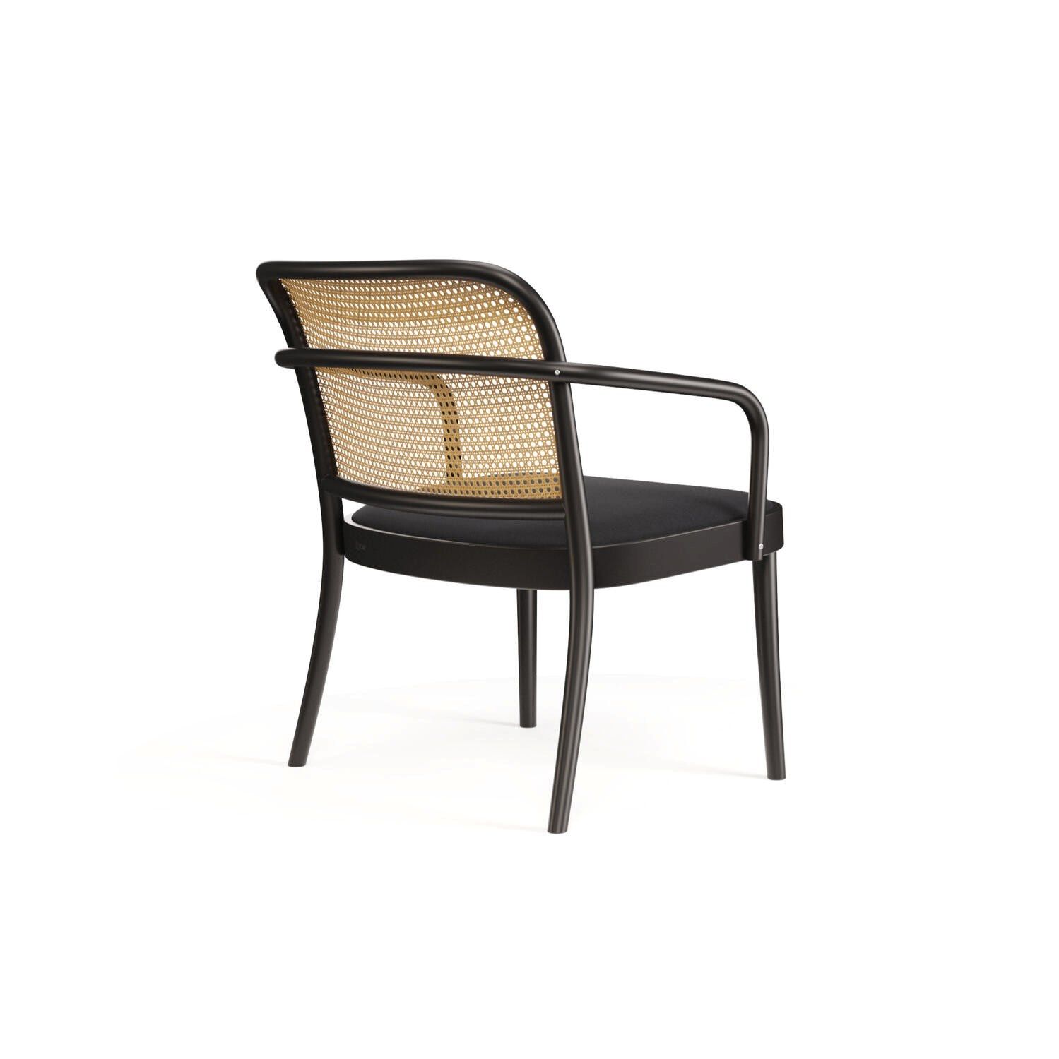 Венское соломенное кресло с подлокотниками с мягким сиденьем TON 811 ARCH-00053487 - Вид №2