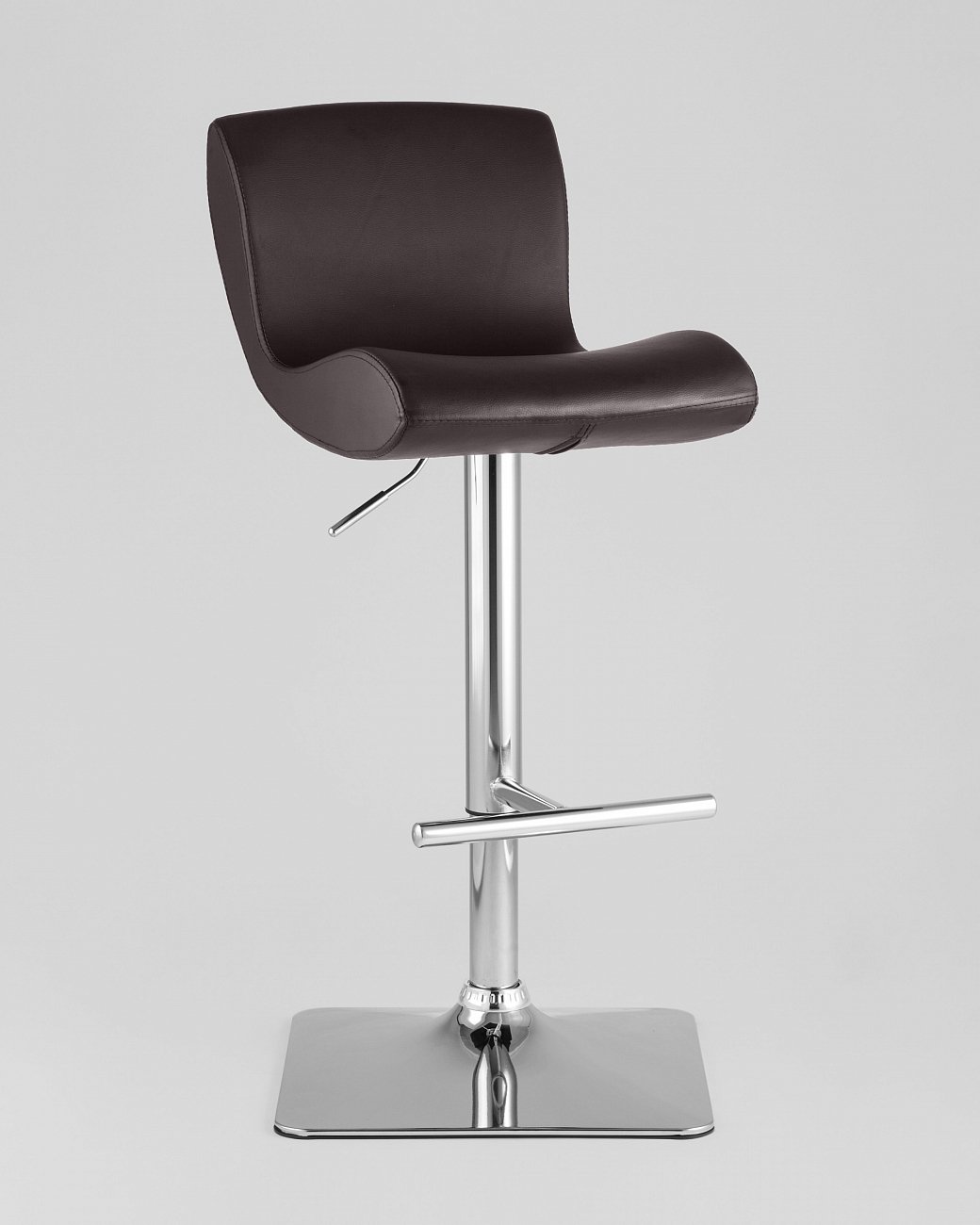 Стул барный со спинкой коричневый из экокожи "Хамер" STOOL GROUP  00-3945979 Коричневый  - Вид №2