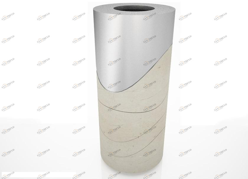 Manufatti Viscio Контейнер для мусора из оцинкованной стали Actea sun-id-1383913