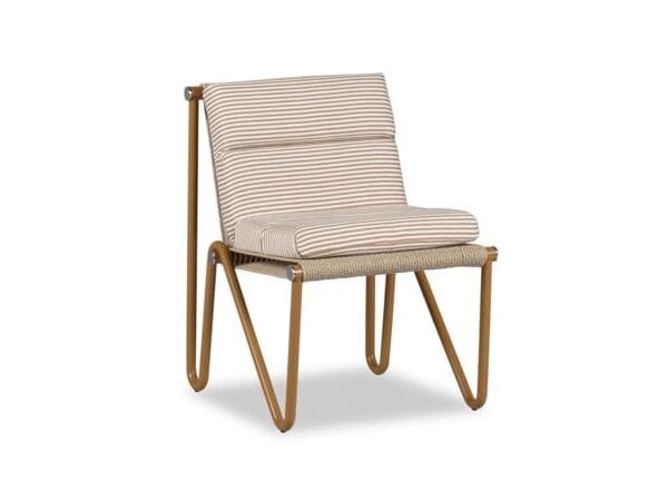 Стул из нержавеющей стали с мягким сиденьем Baxter DABLIOU ARCH-00073387 - Вид №1