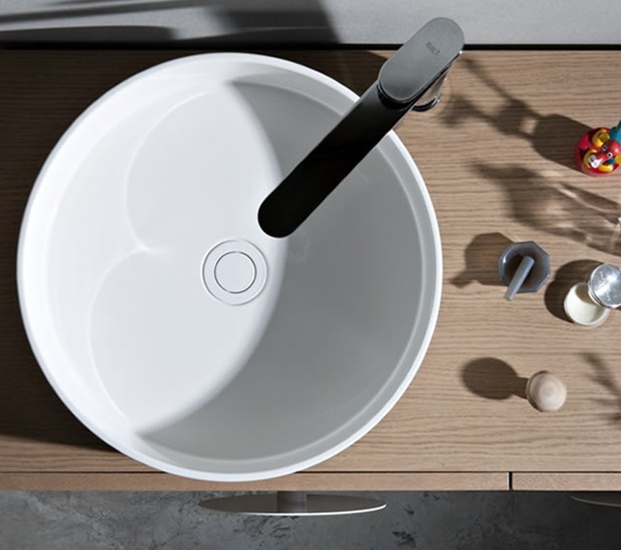 comp-round Накладная раковина на столешницу  круглая Ex.T  - Вид №1