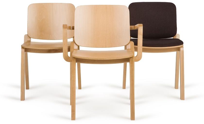 Paged Деревянный стул с подлокотниками sun-id-1394746 - Вид №2