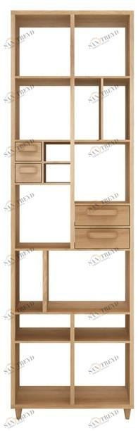 Ethnicraft Открытый книжный шкаф из массива дерева Pirouette sun-id-1442396