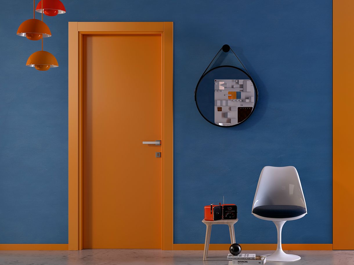 Матовая ламинированная дверь GIDEA 1000Colours ARCH-00030019