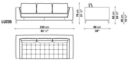 Maxalto Модульный угловой диван из ткани Lucrezia sun-id-1346409 - Вид №34