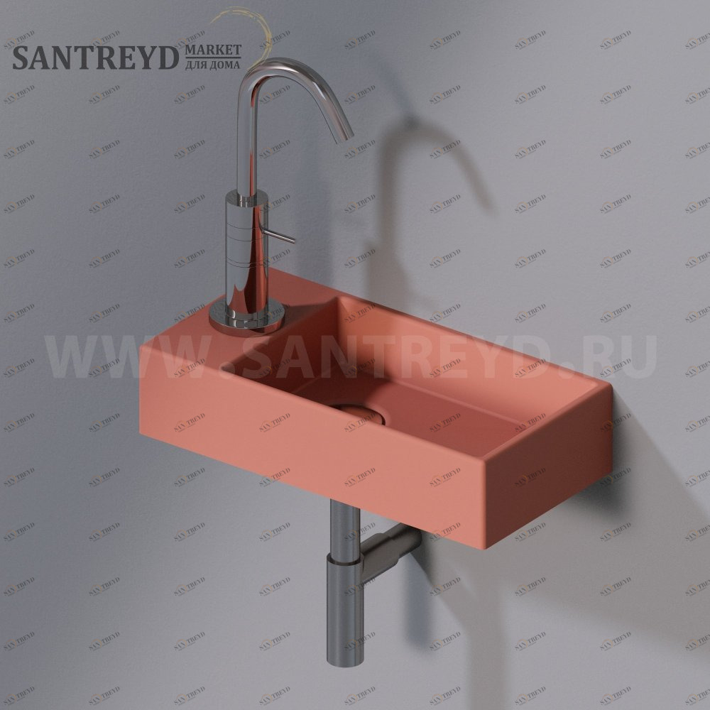 L319T0R1V3.142 Подвесная раковина настенная прямоугольная A. e T. Italia ACQUAFREDDA AeT ITALIA