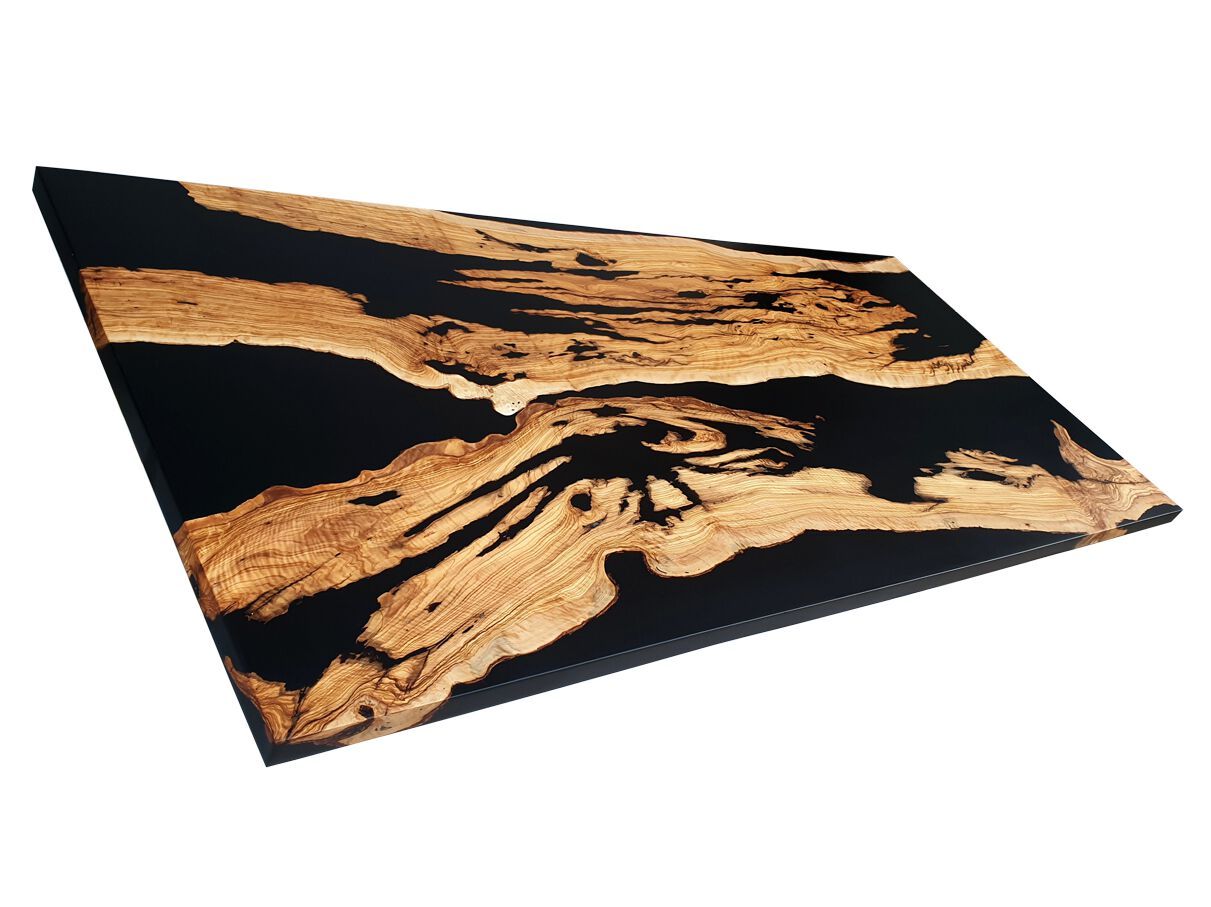 Прямоугольный стол из оливкового дерева и смолы Legnor LEG2408800 ARCH-00043302