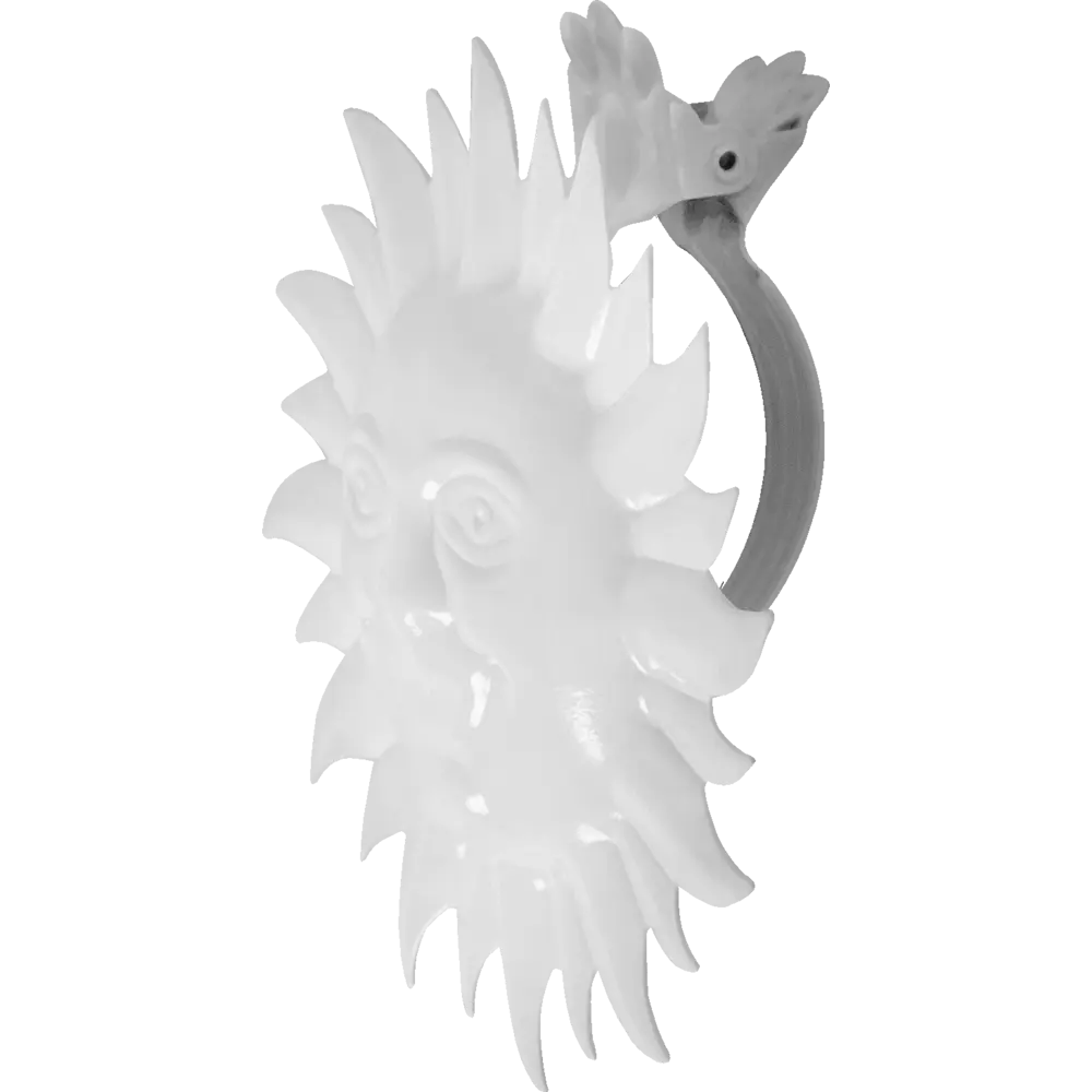 Клипса Солнце металл цвет белый ARTTEX STLM-2140238