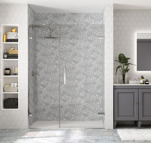 Дверь в нишу GHF950H L или R Merlyn Arysto Хромированный