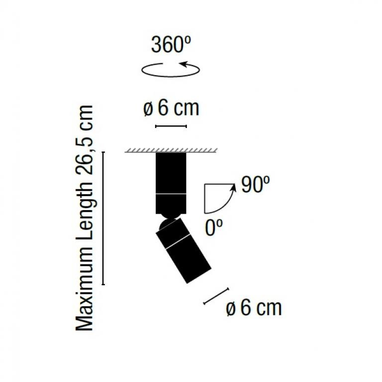 Vibia 8960-03 bianco Stage потолочный 86462 - Вид №2
