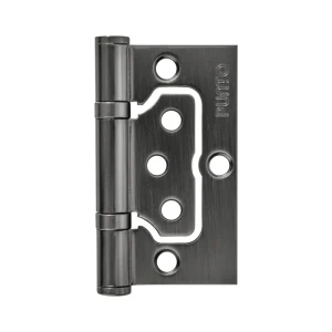 Петля бабочка без врезки Punto 75x60x2.5 мм сталь цвет графит