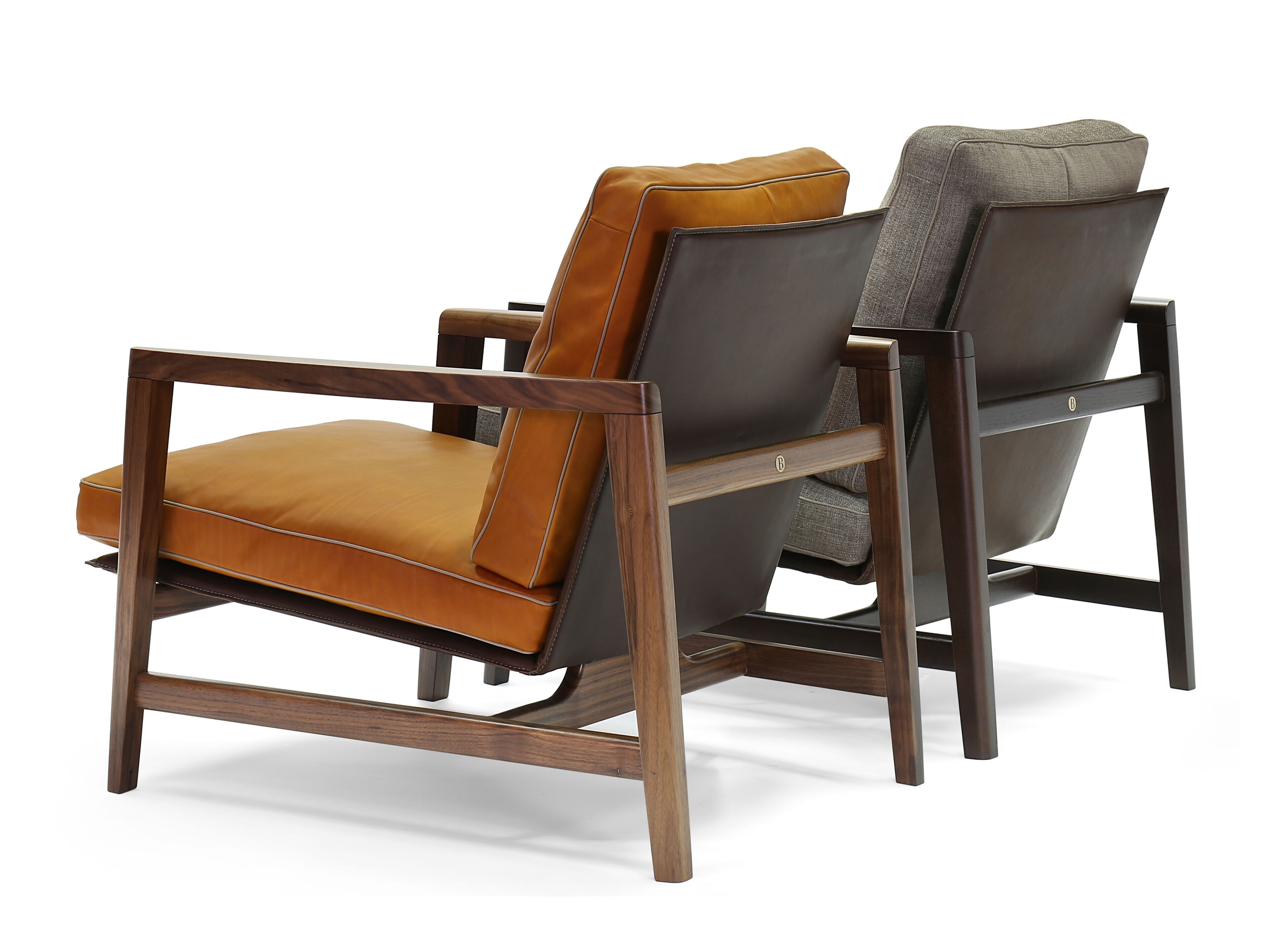 Кожаное кресло с подлокотниками Borzalino SEAN ARCH-00110599 - Вид №3