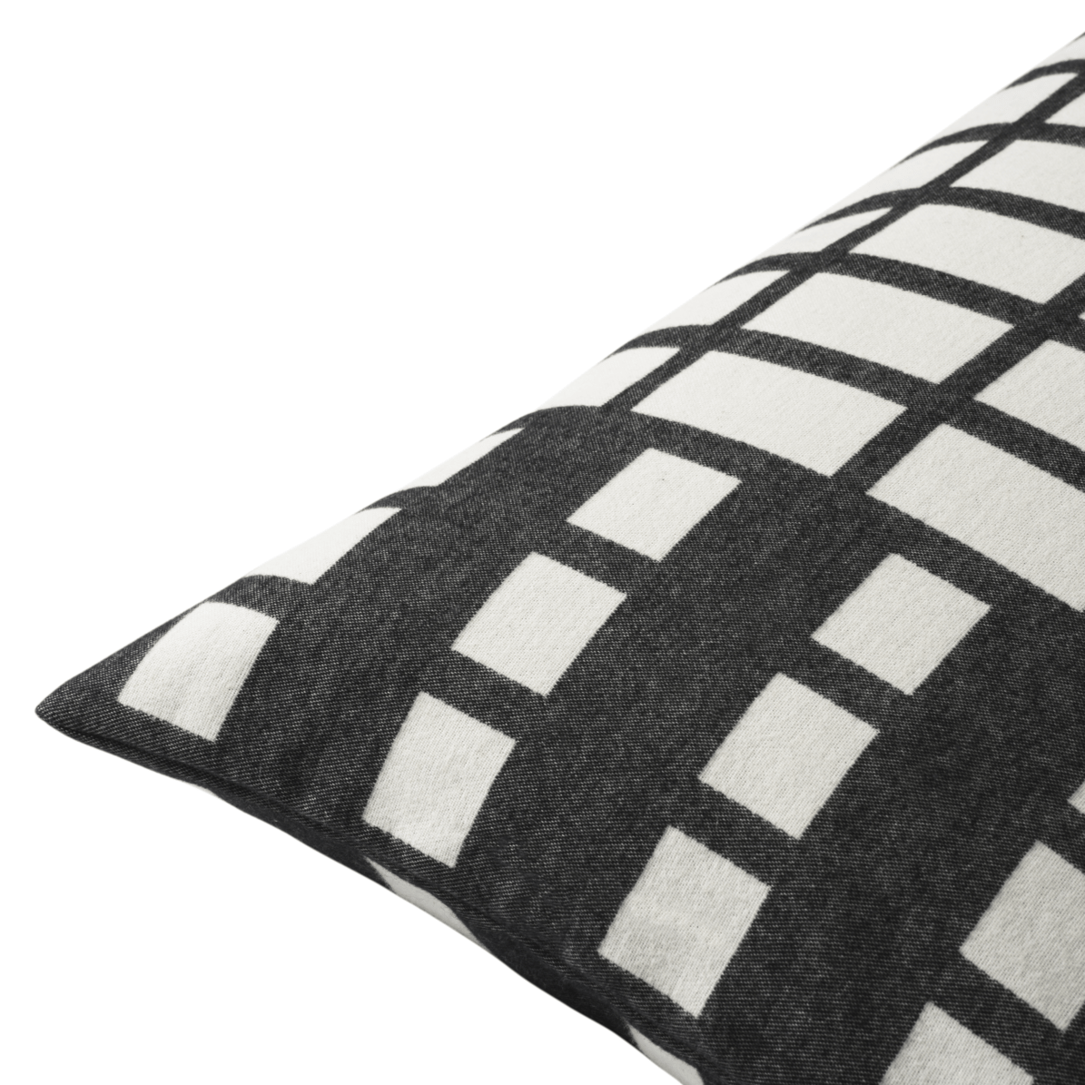 Квадратная подушка из хлопка с геометрическим рисунком Kristina Dam Studio Contemporary ARCH-00104131 - Вид №1