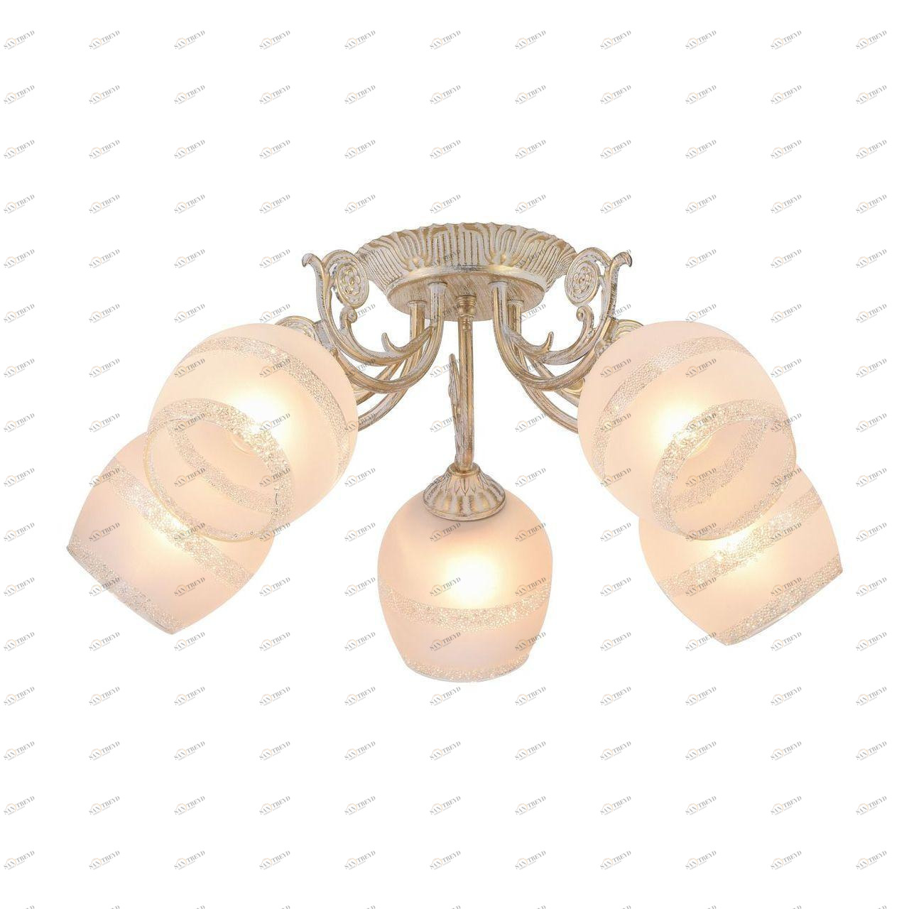 Потолочная люстра Arte Lamp A7060PL-5WG ARTE LAMP ДИЗАЙНЕРСКИЕ 184496 Золотой 