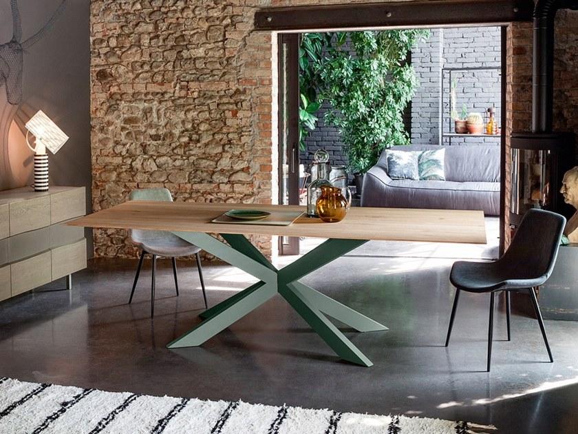 Devina Nais Прямоугольный стол из массива дерева sun-id-1498752 - Вид №2