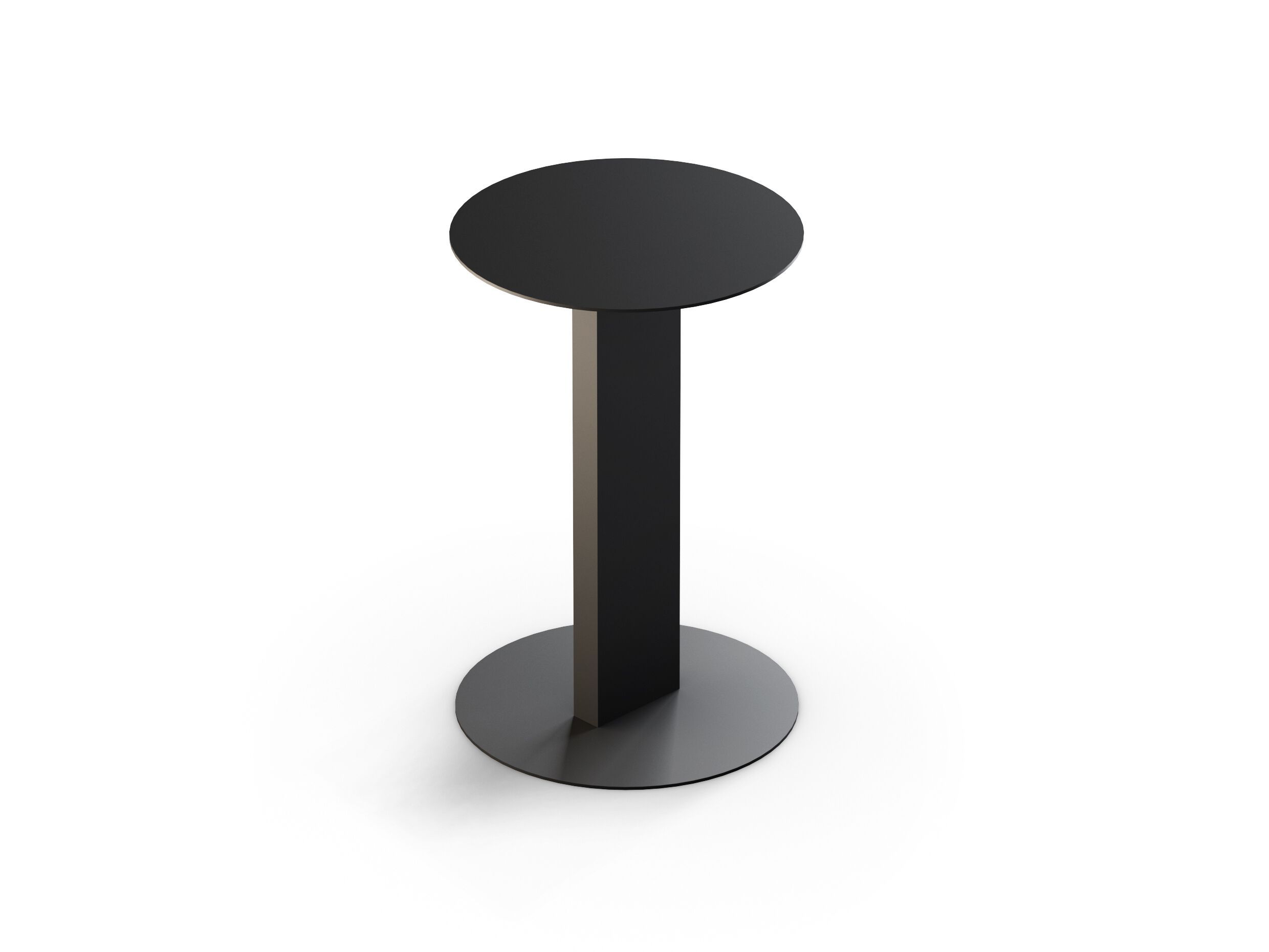 Окрашенный металлический круглый журнальный столик IBEBI Dotline ARCH-00140596 - Вид №1