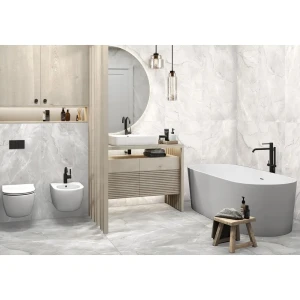 Глазурованный керамогранит Alma Ceramica Viena 07 60x120 см 1.44 м² матовый цвет серый