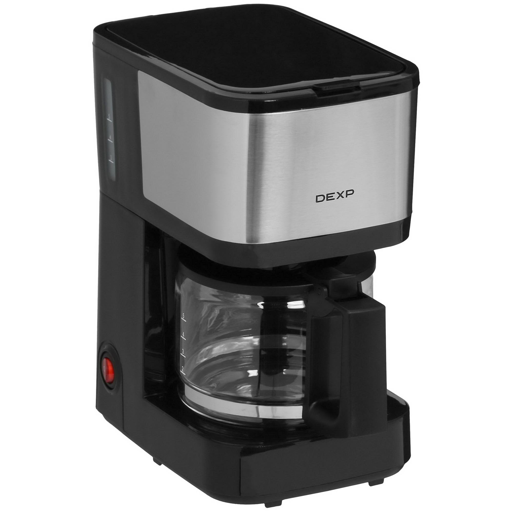 9982479 Кофеварка капельная DEXP DCM-600A черный STDN-0057921 - Вид №6
