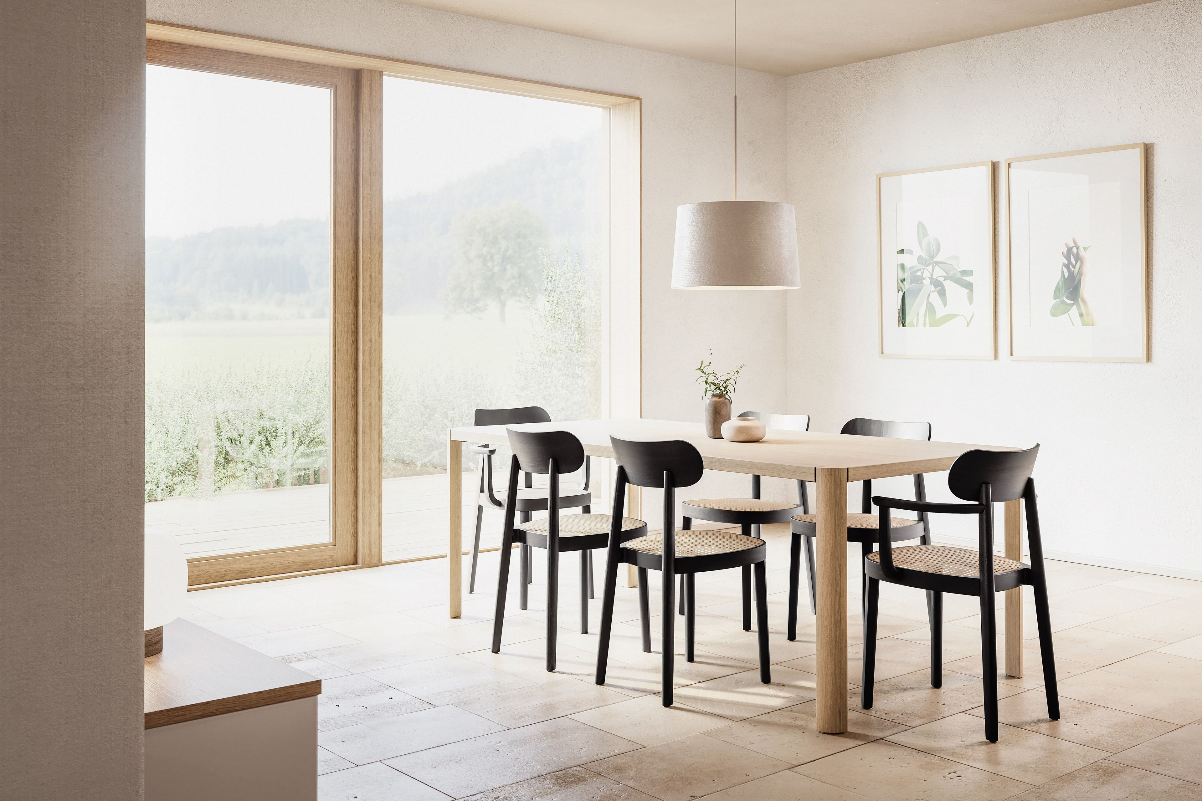 Прямоугольный обеденный стол из массива дерева THONET 1140 ARCH-00123213 - Вид №4